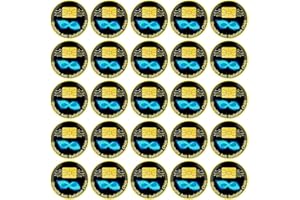 AFLUODN 25 Pieces Cell Phone Blocker Protection Neutralizers Stickers for Smart Phones Tablets Laptops Computer WiFi Priner TV Electronic Devices Black