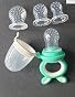 Grignoteuse Bébé Oladwolf - Tétine Fruit Silicone Sans BPA - 3 Tailles - Vert