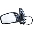 Dependable Direct Driver Side Mirror Fits Toyota Corolla CE 2003, 2004, 2005, 2006, 2007, 2008 Power Adjust, Non-Heated, Non-Folding, Smooth Black, Left Rear View Door Mirror OEM Replacement TO1320178