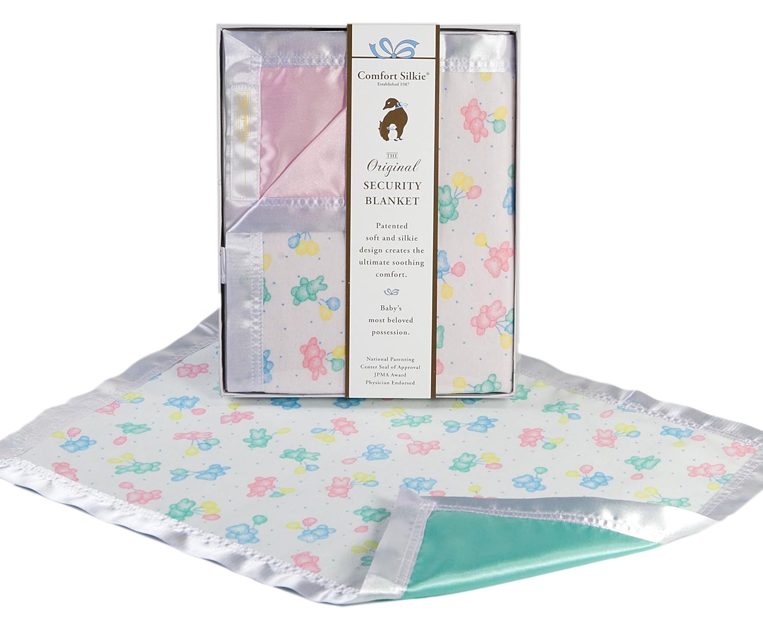 The Celebration Collection Security Blanket by Comfort Silkie Pastel