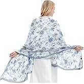 Silk Scarf for Women Fashion Long Satin Lightweight Large Shawl Wrap Printed Sleep 70''X35''