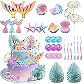 Mermaid Cake Topper Under the Sea Cake Decorations Mermaid Party Supplies