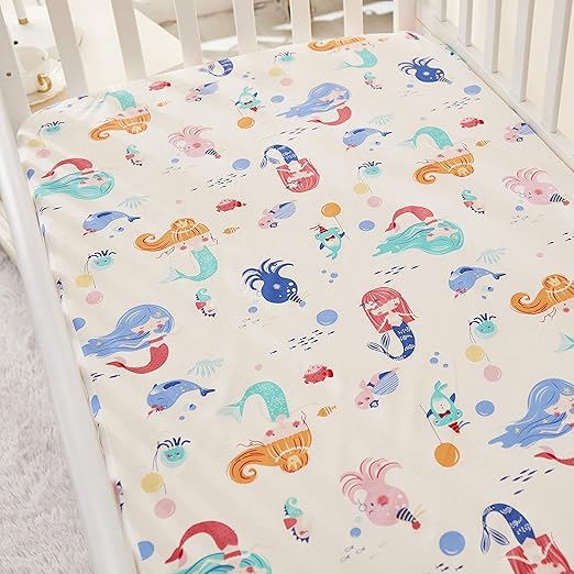 mermaid crib bedding amazon