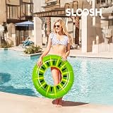 JOYIN Pool Inflatable Rings 82.5cm Fruit 3 Pack Watermelon Kiwi Lemon view 5