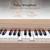 Bonnlo Glarry 88 Weighted Keyboard Piano with Stand 3-Pedal Bluetooth MIDI view 2