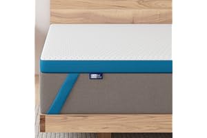 BedStory 3 Inch Firm Mattress Topper Queen Size, Extra Firm Pain-Relief Memory Foam Bed Topper, Gel Bamboo Charcoal Copper Green Tea Infused, Skin-Friendly Non-Slip Cooling Pad, CertiPUR-US Certified
