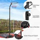 Yaheetech Netball Stand and Post Adjustable Hoop 212-305 cm 38 cm Dia view 5