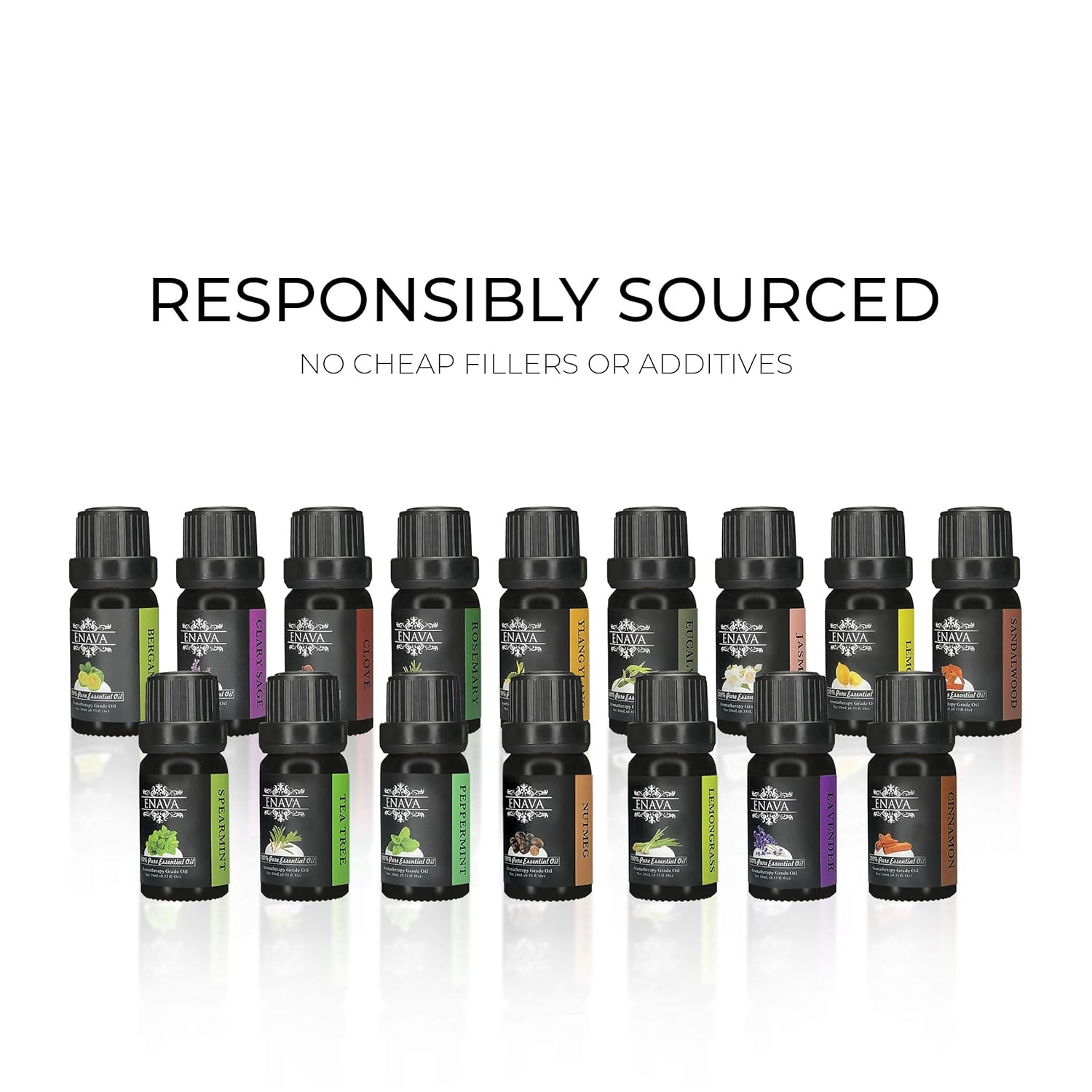 Aromatherapy Diffuser & Essential Oil Set - Ultrasonic Diffuser Extreme Cool Mist Output - Top 16 Oils 350ml-Auto Shut-Off 7 color LED – 100% Pure Therapeutic Grade Aroma Essential Oils-Lavender : Beauty