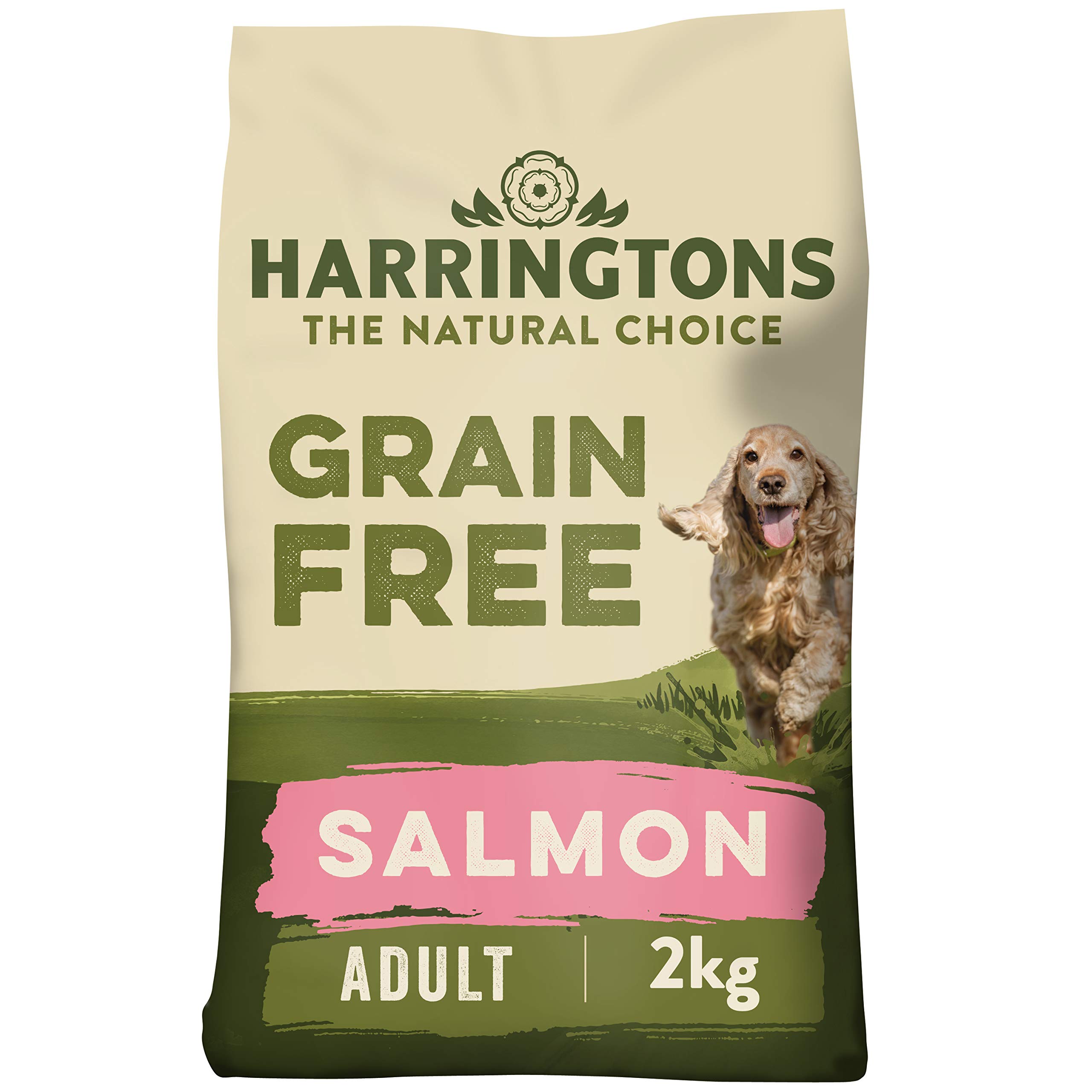 Harringtons Complete Grain Free Hypoallergenic Salmon & Sweet Potato Dry Dog Food 4x2kg - Made with All Natural Ingredients