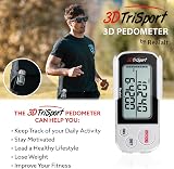 Realalt 3DTriSport 3D Pedometer with Clip & Strap, 30 Day Memory view 6