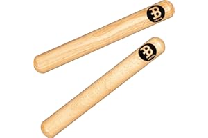 MEINL PERCUSSION Classic Hardwood Claves Musical Instrument Sticks — NOT MADE IN CHINA — For Live, Studio and Classrooms, 2-YEAR WARRANTY