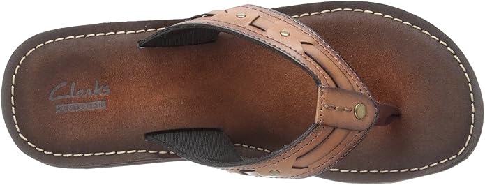 clarks collection women's fenner flare flip flops