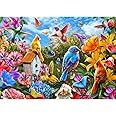 Jigsaw Puzzles for Adults 1000 Piece Puzzle for Adults 1000 Pieces Puzzle 1000 Pieces-Birds & Flowers(27.6"x 19.7")