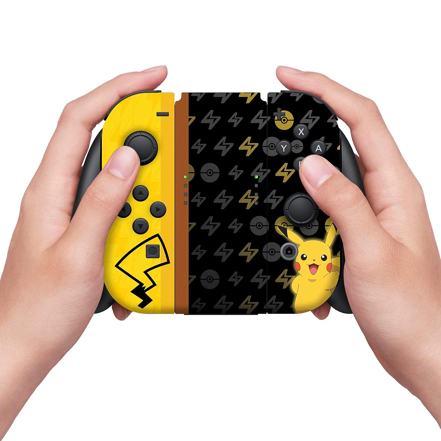 Controller Gear Nintendo Switch Skin & Screen Protector Set - Pokemon - Pikachu Set 1 - Nintendo Switch: Video Games