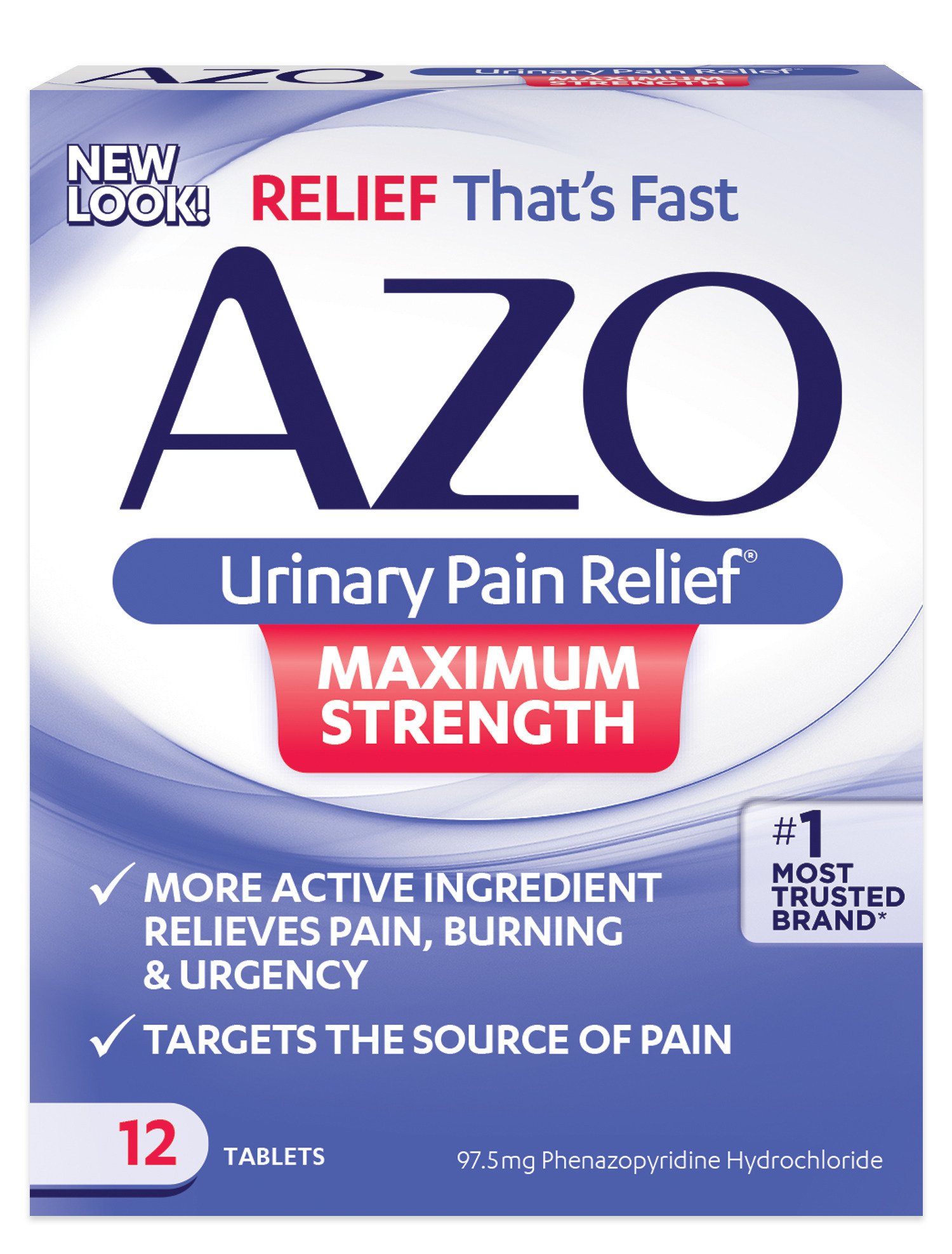 AZO STANDARD MAX STRENGTH 12Tablets