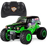 Monster Jam Official Grave Digger Remote Control Monster Truck, 1:24 Scale, 2.4 GHz, for Ages 4 and Up