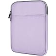8 Inch Tablet Sleeve Case for 8.3" iPad Mini 7 6/ Mini 5 4 7.9, Fire HD 8/8 Plus, Samsung Galaxy Tab A7 Lite 8.7", Compatible with Lenovo Tab M9/M8 8", Purple