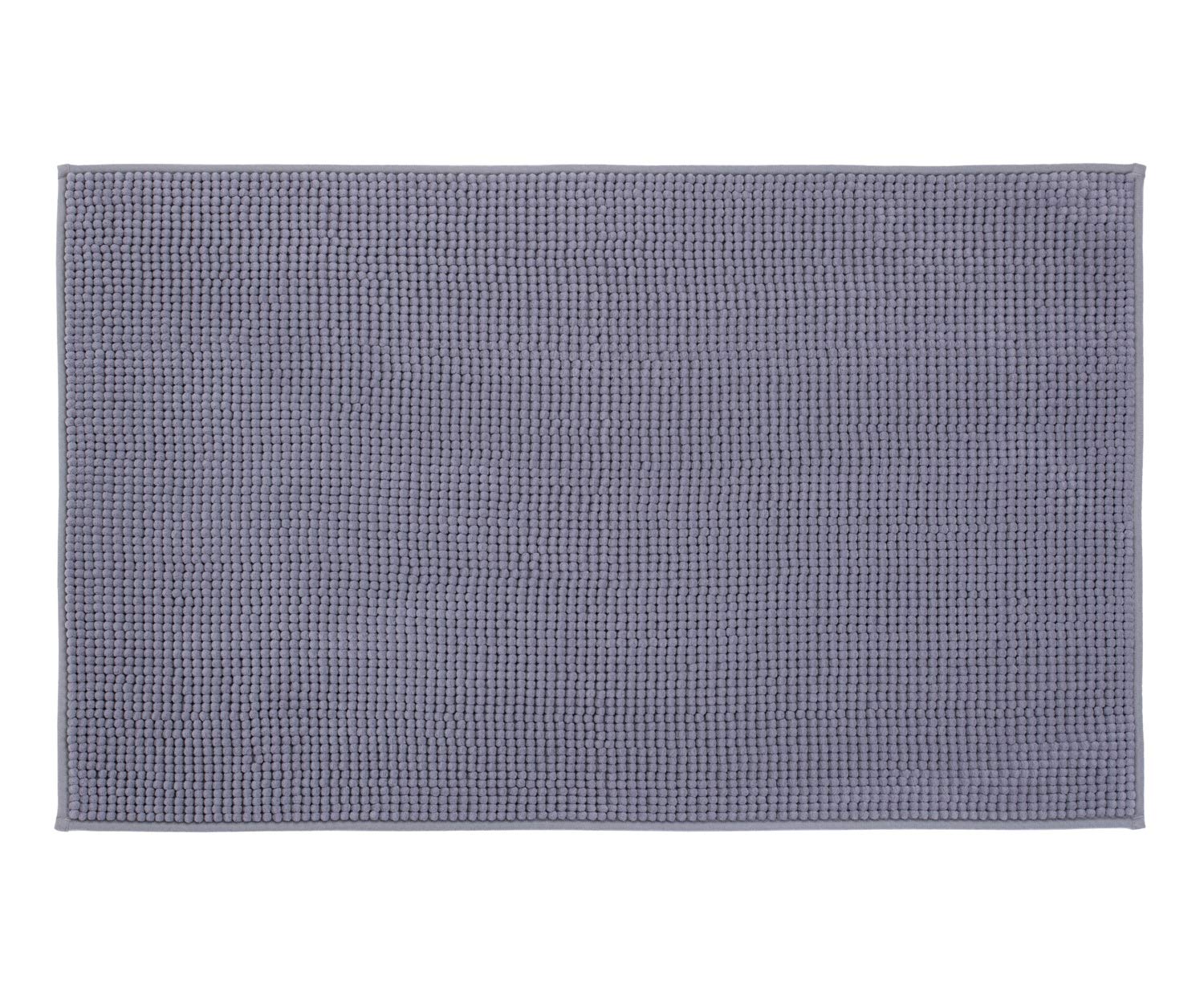 Gözze - Anti-Slip Bath Mat, Super Soft, 100% Microfibre, 70 x 120 cm - Grey