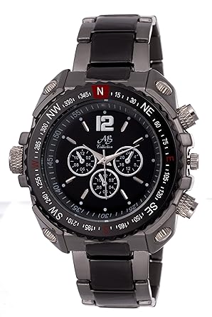 Quartz Analogue Black Dial Sports Watch (Rado-06)
