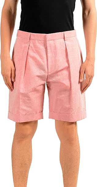 mens pink dress shorts