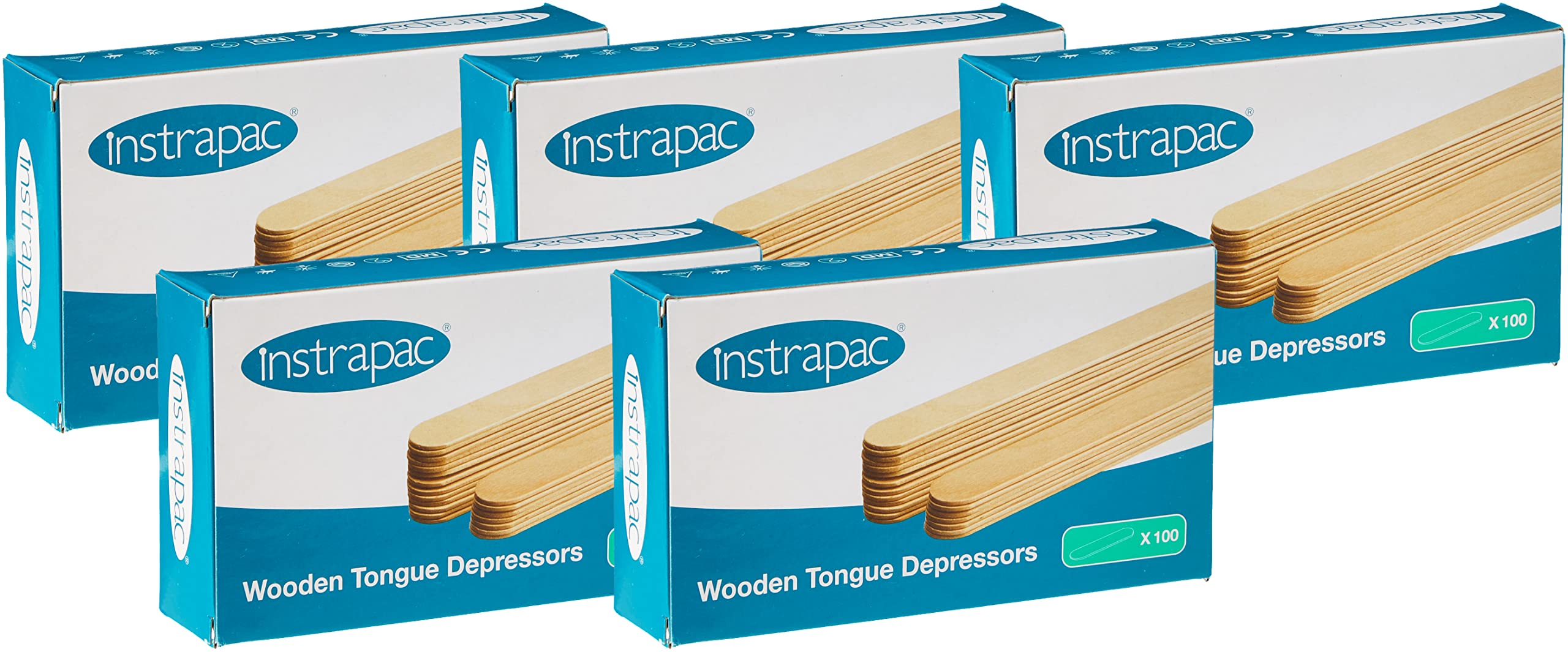 Wooden Tongue Depressors for Tattoo, Wax Waxing, Medical use Pack Of 500