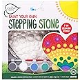 Creative Roots Mosaic Heart Stepping Stone, Includes 7-Inch Ceramic Stone & 6 Vibrant Paints, DIY Garden Stepping Stone Kit for Kids Ages 6+