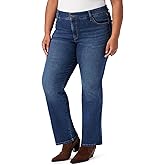 Gloria Vanderbilt Womens Shape Effect Tummy Hold High Rise Boot Cut Jean Plus