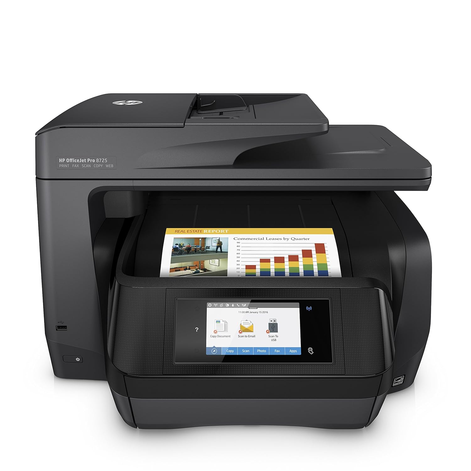 HP OfficeJet Pro AiO Impresora multifunción Inyección de tinta térmica x DPI