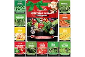 NATUREZ EDGE 11 Heirloom Seeds for Planting Vegetables and Fruits, 4800 Survival Seed Vault and Doomsday Prepping Supplies, Gardening Seeds Variety Pack, Vegetable Seeds for Planting Home Garden Non GMO…