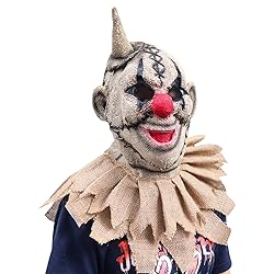 Scarecrow Mask Burlap Sack Clown Mask Creepy Full