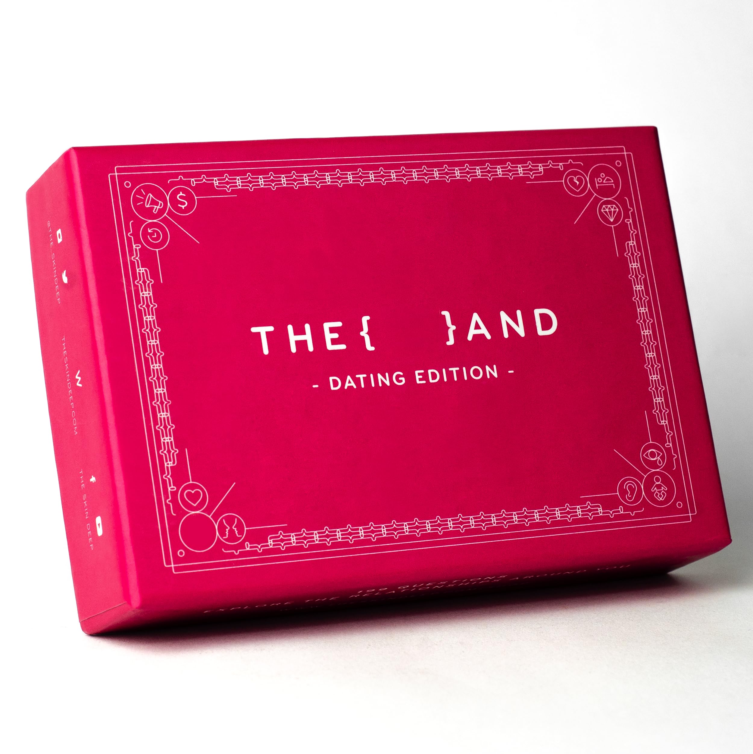 {THE AND} Dating Edition - 199 Thoughtful Conversation Cards for Dating Couples - Questions to Get to Know Your New Person & Create Connections - Fun Date Night Card Game for Adults by The Skin Deep