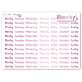 Weekly Planner Stickers/Days of Week / 12 Weeks DIY