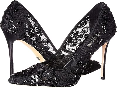 badgley mischka veronica lace pump