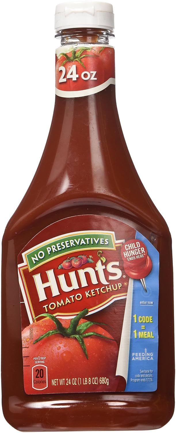 Hunt's ketchup squeeze 38241 24oz (027000382493)