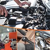ss shovan 8PCS Ratchet Spanner Set 8-19mm Chrome Vanadium Storage Box view 7