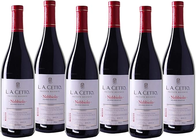 Vino Tinto L.A. Cetto Nebbiolo Reserva Privada - 750 ml: Amazon ...