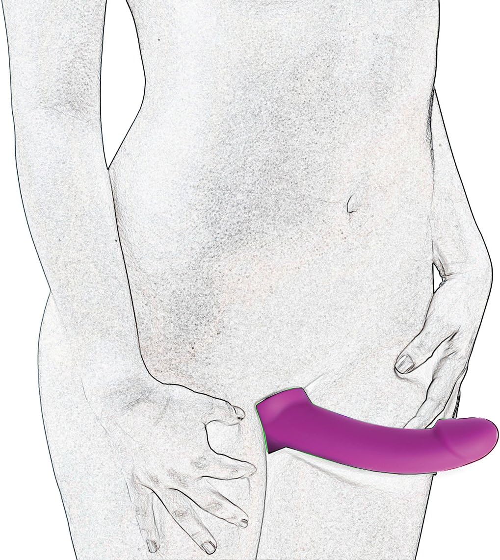XR Brands Evoke Vibrating Strapless Silicone Strap-on Dildo - Image 3
