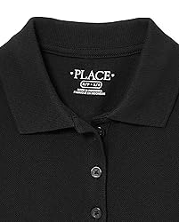 The Children's Place girls Long Sleeve Pique School