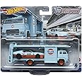 Mattel Hot Wheels Team Transport De Tomaso Pantera Gruppo 4 Second Story Lorry, Blue #57 [Gulf]