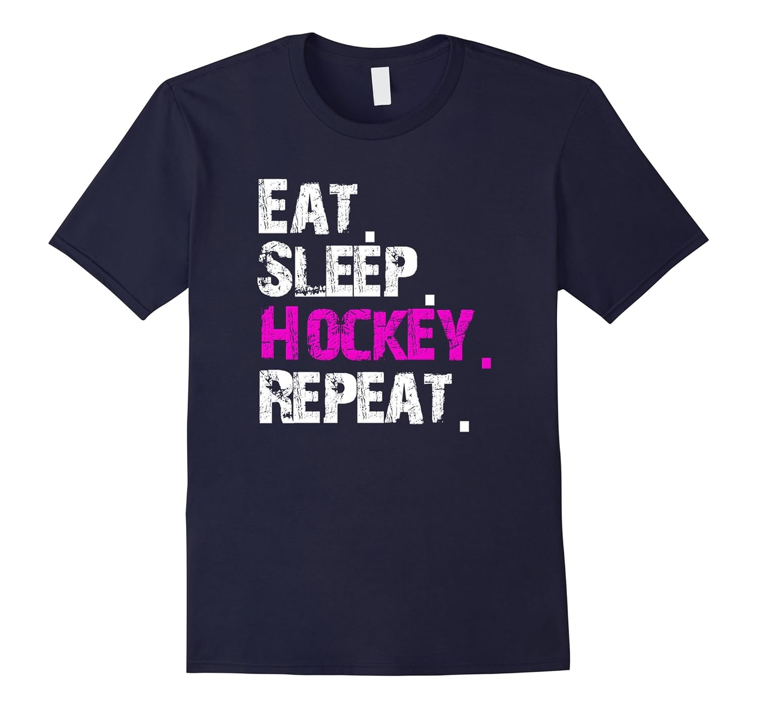 Funny Sports Game Gift Eat. Sleep. Hockey. Repeat TShirt-ANZ