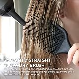 Denman D83 Large Paddle Hairbrush Black Gentle Styling Detangling Blow Drying view 3
