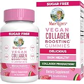MARYRUTH'S Vegan Collagen Gummies for Women &amp; Men, Collagen Boosting, 90ct | Skin Care, Lysine, Vitamin C, Vitamin A, Amla, Hair &amp; Skin Supplement, Non-GMO, Gluten Free, 90 Servings