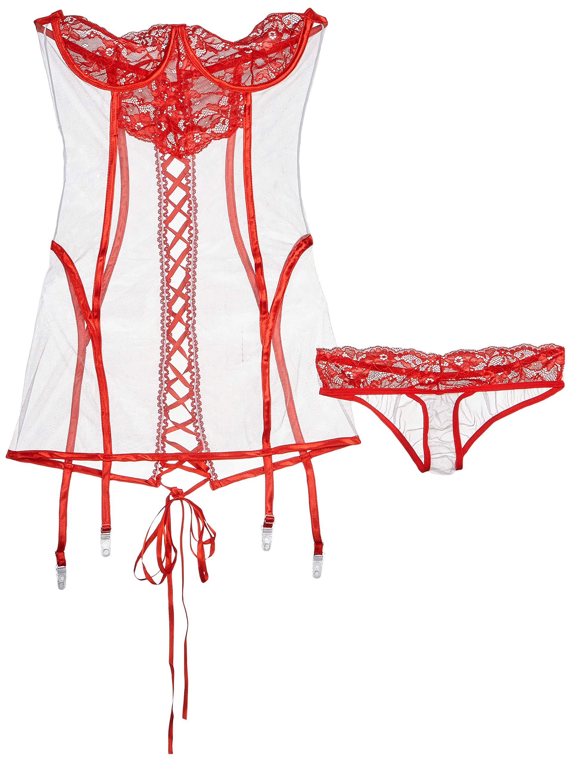 Me Seduce Small/Medium Red Mila Corset