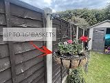 HowseHold Hanging Basket Brackets for Concrete Posts 4 Pack view 6