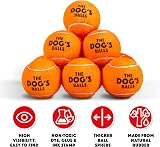 The Dog's Balls Dog Tennis Balls Orange Medium 12 Pack Non Abrasive Felt view 6