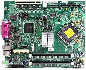 Genuine Dell PY428, PJ478, C8810, PY186, XG309, JD992 Optiplex GX520 Intel 945G Express Socket LGA775 Small Form Factor SFF DDR2 Motherboard Logic Main Board Compatible Part Numbers: PY428, PJ478, C8810, PY186, XG309, JD992