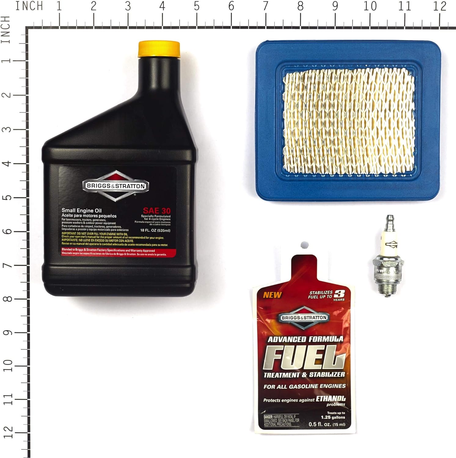 Genuine Briggs and Stratton 650e, 650ex, 725ex & Quantum Series Maintenance Kit : Garden & Outdoor
