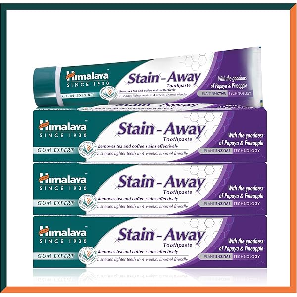 HIMALAYA HERBALS Enamel Friendly Stain – Away Toothpaste ...
