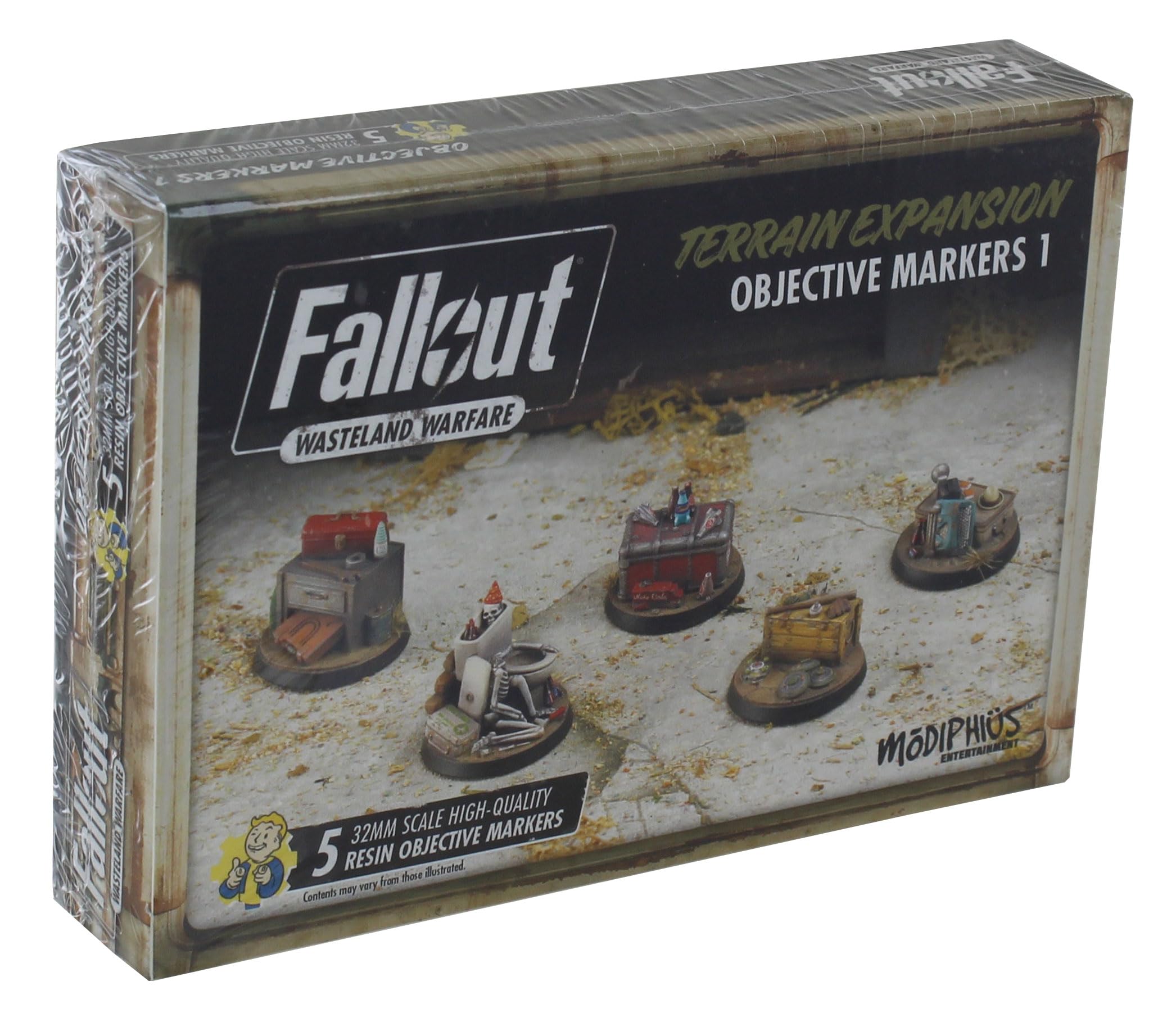 Modiphius Entertainment Fallout Wasteland Warfare Objective Markers 1, Multicolor, MUH051727