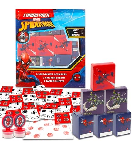 Set 12 Libri Da Colorare Marvel Spiderman – Inchiostro Magico Imagine Ink, Bomboniere Per Feste Supereroi